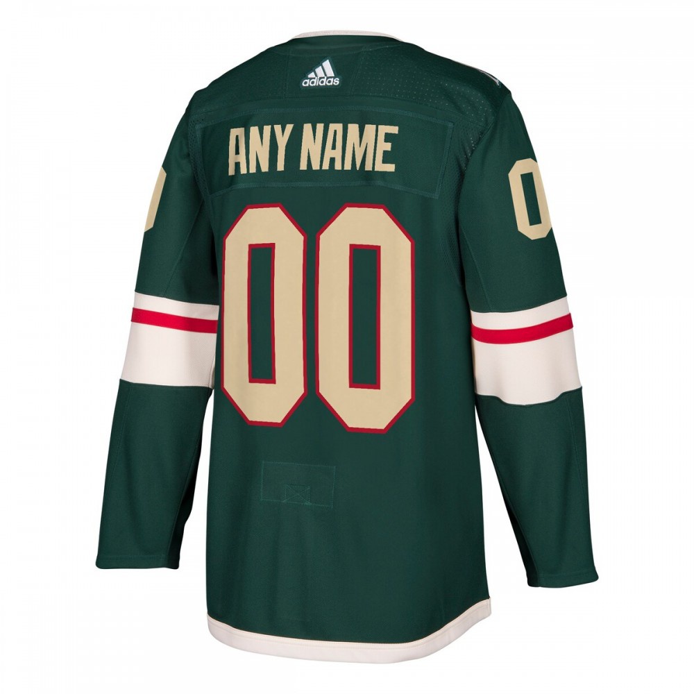 Minnesota Wild adidas Authentic Custom Jersey - Green-Pro Kit Vault | Brand New 26/27 Sports Jerseys